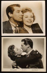 5g812 MR. LUCKY 2 8x10 stills '43 great images of gambler Cary Grant & pretty Laraine Day!