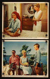 5g185 BONJOUR TRISTESSE 2 color 8x10 stills '58 Deborah Kerr, Jean Seberg & David Niven!