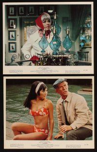 5g188 CAPRICE 2 color 8x10 stills '67 pretty Doris Day, Ray Walston, sexy Irene Tsu in bikini!