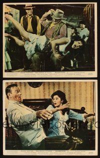 5g198 McLINTOCK 2 color English FOH LCs '63 with best image of John Wayne spanking Maureen O'Hara!