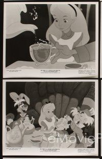 5g312 ALICE IN WONDERLAND 8 8x10 stills R74 Disney classic cartoon from Lewis Carroll's book!