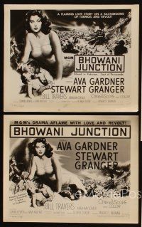 5g517 BHOWANI JUNCTION 4 8x10 stills '55 cool poster artwork with sexy Ava Gardner!