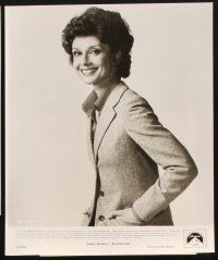 5g386 BLOODLINE 6 8x10 stills '79 Audrey Hepburn, Terence Young candid, credits & tagline!