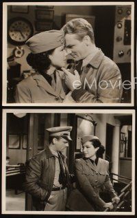 5g628 CEILING ZERO 3 8x10 stills '36 James Cagney with Pat O'Brien & Margaret Lindsay!