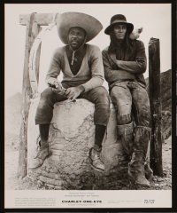 5g285 CHARLEY-ONE-EYE 10 8x10 stills '73 Richard Roundtree, Roy Thinnes, cowboy western!