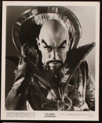 5g536 FLASH GORDON 4 8x9.75 stills '80 Von Sydow as Emperor Ming, Melody Anderson, Timothy Dalton!