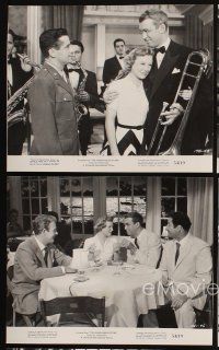 5g454 GLENN MILLER STORY 5 7.75x9.5 stills '54 James Stewart as the Big Band leader, June Allyson