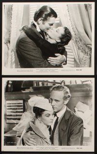 5g363 GONE WITH THE WIND 7 8x10 stills R68 Clark Gable, Vivien Leigh, Leslie Howard + cool candid!
