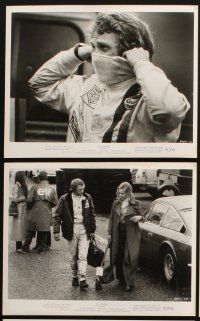 5g263 LE MANS 14 8x10 stills '71 great images of race car driver Steve McQueen & his car!