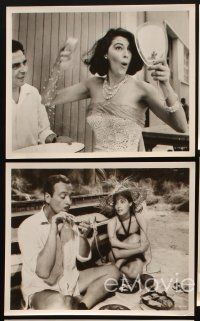 5g468 LITTLE HUT 5 8x10 stills '57 sexy tropical Ava Gardner, Stewart Granger, David Niven!