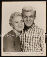 5g803 LOVE IN A GOLDFISH BOWL 2 8x10 stills '61 great images of Tommy Sands & Jan Sterling!
