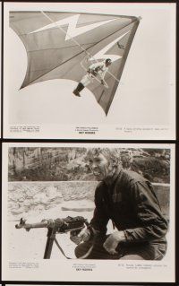 5g296 SKY RIDERS 10 8x10 stills '76 James Coburn, Susannah York, cool hang gliding images!