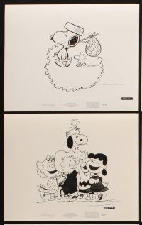 5g344 SNOOPY COME HOME 8 8x10 stills '72 Peanuts, Charlie Brown, great Schulz art of Snoopy & gang!