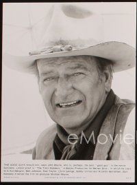 5g727 TRAIN ROBBERS 3 7x9.5 stills '73 includes a great candid of cowboy John Wayne!