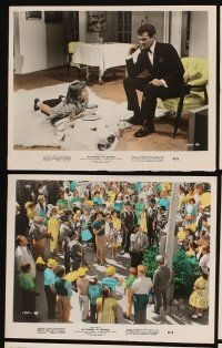 5g098 40 POUNDS OF TROUBLE 6 color 8x10 stills '63 Tony Curtis has women trouble, Suzanne Pleshette