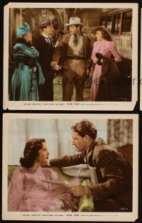 5g156 BOOM TOWN 3 color 8x10 stills '40 Clark Gable, Spencer Tracy, Claudette Colbert, Hedy Lamarr