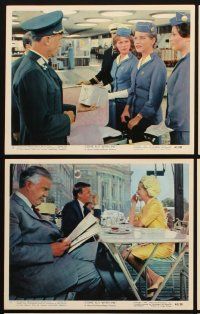 5g009 COME FLY WITH ME 9 color 8x10 stills '63 Dolores Hart, Hugh O'Brian, Karl Boehm, Tiffin!