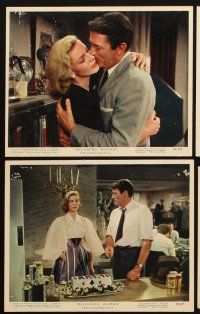 5g031 DESIGNING WOMAN 8 color 8x10 stills '57 Gregory Peck, sexy Lauren Bacall, Dolores Gray!