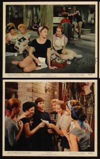 5g163 GABY 3 color 8x10 stills '56 great images of pretty Leslie Caron!