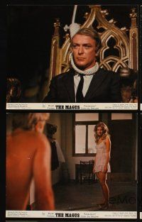 5g124 MAGUS 5 color 8x10 stills '68 Anthony Quinn, Michael Caine, sexy Candice Bergen!