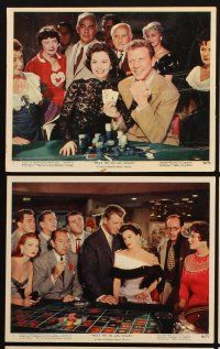 5g058 MEET ME IN LAS VEGAS 8 color 8x10 stills '56 sexy Cyd Charisse, Dan Dailey, gambling scene!