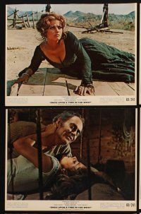 5g091 ONCE UPON A TIME IN THE WEST 7 color 7.5x10 stills '69 Bronson, Cardinale, Robards, Fonda