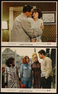 5g173 PROMISE HER ANYTHING 3 color 8x10 stills '66 images of Warren Beatty & pretty Leslie Caron!