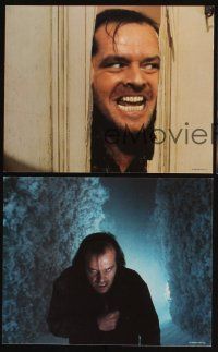 5g176 SHINING 3 color 8x10 stills '80 Stanley Kubrick, great images of Jack Nicholson!