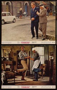 5g178 STAIRCASE 3 color 8x10 stills '69 Stanley Donen directed, Rex Harrison & Richard Burton!