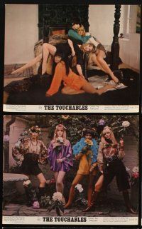 5g096 TOUCHABLES 7 color 8x10 stills '68 Judy Huxtable, psychedelic love in the fifth dimension!