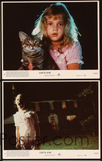 5g025 CAT'S EYE 8 8x10 mini LCs '85 Drew Barrymore, James Woods, written by Stephen King!