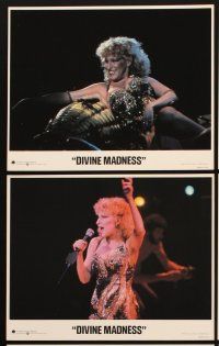 5g033 DIVINE MADNESS 8 8x10 mini LCs '80 Bette Midler performing on stage & as mermaid!
