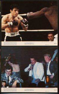 5g067 RAGING BULL 8 8x10 mini LCs '80 Martin Scorsese boxing classic, Robert De Niro in the ring!