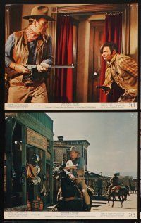 5g093 RIO LOBO 7 8x10 mini LCs '71 cowboy John Wayne, Jennifer O'Neill, Howard Hawks western!