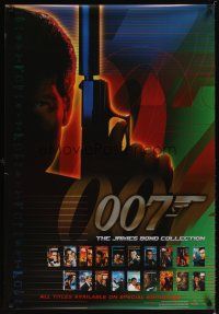 5h484 JAMES BOND COLLECTION video Canadian 1sh '99 Brosnan, Connery, Moore, all the greats!