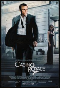 5h501 CASINO ROYALE advance DS 1sh '06 Daniel Craig as James Bond & sexy Eva Green!