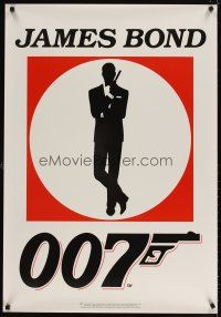 5h483 JAMES BOND 007 Dutch commercial poster '99 cool classic silhouette of secret agent!