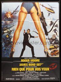 5h337 FOR YOUR EYES ONLY French 1p '81 no one comes close to Roger Moore as James Bond 007!