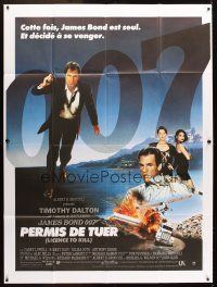 5h444 LICENCE TO KILL French 1p '89 Timothy Dalton as James Bond, he's out for revenge!