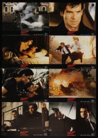 5h469 GOLDENEYE set 1 German LC poster '95 Pierce Brosnan as James Bond 007, Famke Janssen!