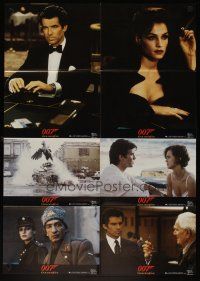 5h468 GOLDENEYE set 2 German LC poster '95 Pierce Brosnan as 007, Janssen, Izabella Scorupco!
