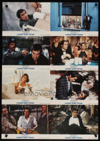 5h450 LICENCE TO KILL set 1 German LC poster '89 Timothy Dalton as Bond, Carey Lowell, Talisa Soto