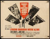 5h041 FROM RUSSIA WITH LOVE 1/2sh '64 Sean Connery is the unkillable James Bond 007!
