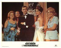 5h127 THUNDERBALL LC R84 Sean Connery as James Bond in tux with Claudine Auger & sexy Bond girls!