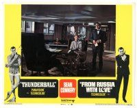 5h178 THUNDERBALL/FROM RUSSIA WITH LOVE LC #6 '68 Lotte Lenya & guy in tux get their orders!