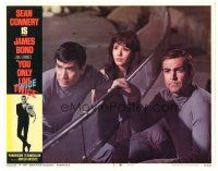 5h143 YOU ONLY LIVE TWICE LC #8 '67 Sean Connery as James Bond, Akiko Wakabayashi, Tetsuro Tanba