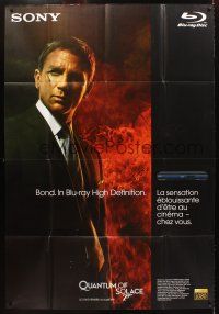 5h519 QUANTUM OF SOLACE tie-in French special 46x67 '08 Daniel Craig as James Bond, Blu-ray Disc!