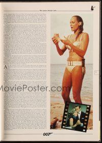 5h435 JAMES BOND GIRLS hardcover book '89 bios & images of sexy women, Ursula Andress & more!