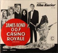 5h171 CASINO ROYALE German program '67 all-star James Bond spy spoof, many different images!