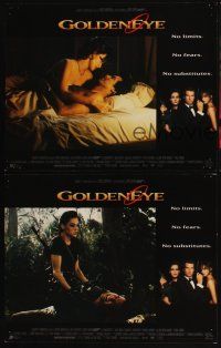 5h461 GOLDENEYE 3 LCs '95 Pierce Brosnan as Bond, Izabella Scorupco, sexy Famke Janssen!